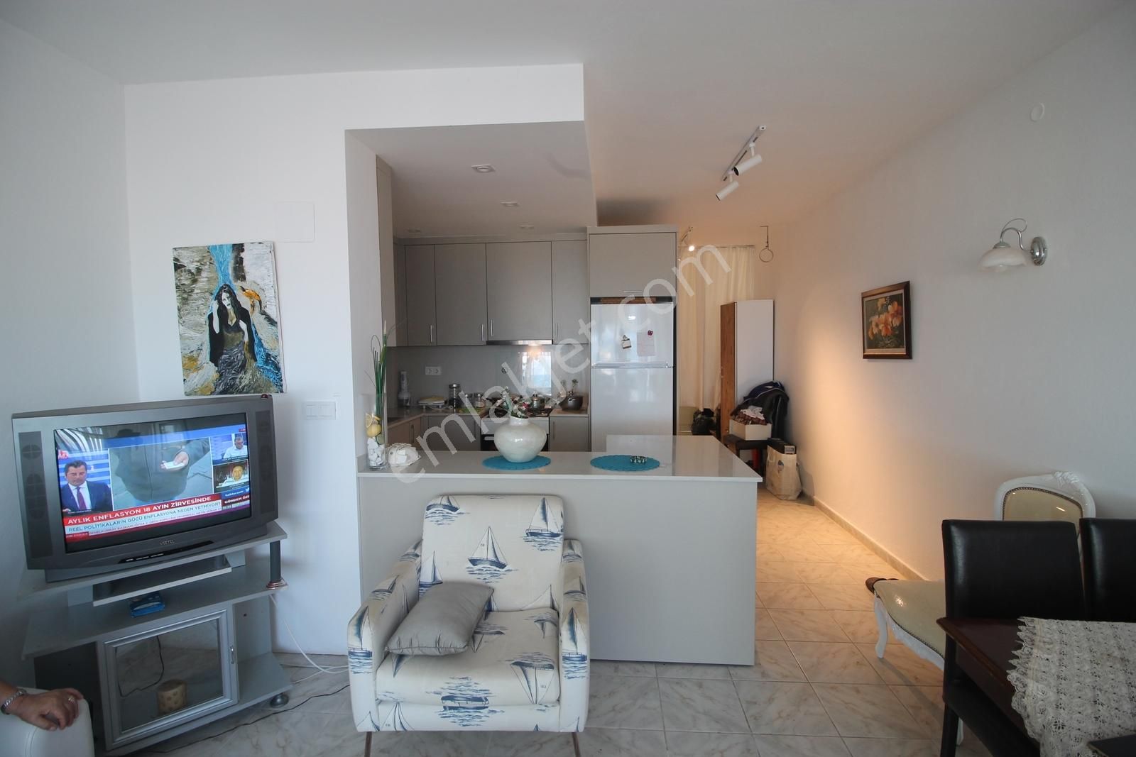 Burgazda Sahile Sıfır Konumda Kiralık 1+1 - Görsel 3
