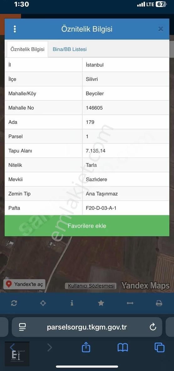 Silivri Beyciler 330m2 Arsa İçinde Konteynırı Ve Etrafı Çevrili - Görsel 19