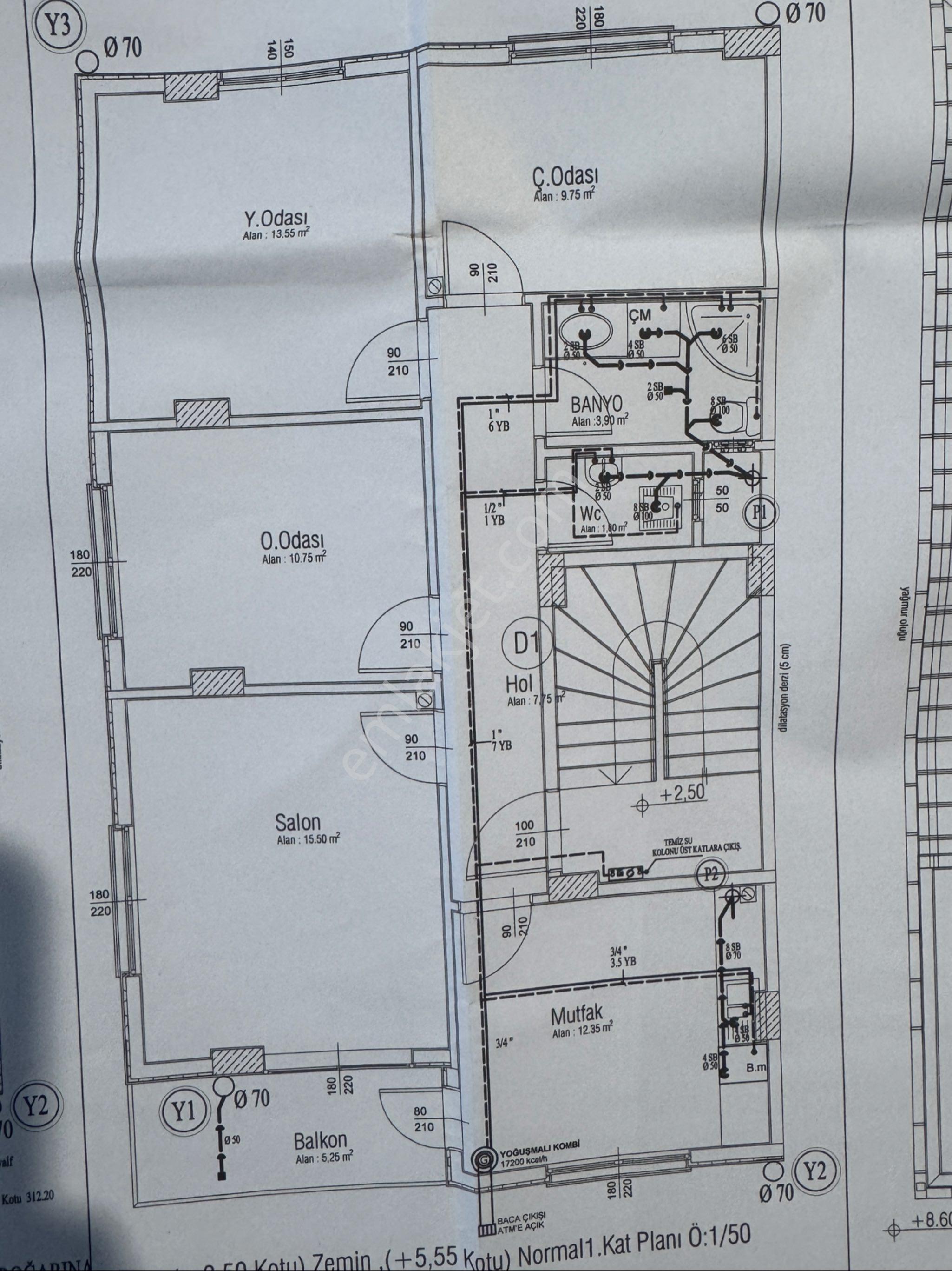 Aydınlık Emlaktan Projesi Hazır Temeli Ve 2 Kat Döşemesi Atılmış Satılık Yapı