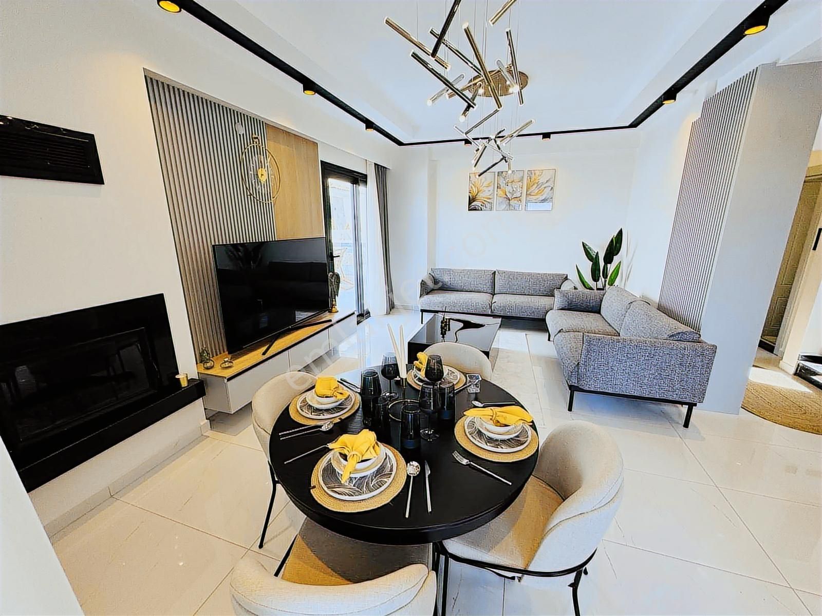 Kuşadası Davutlar'da Şömineli Müstakil Havuzlu 3+1 Sıfır Villa - Görsel 18