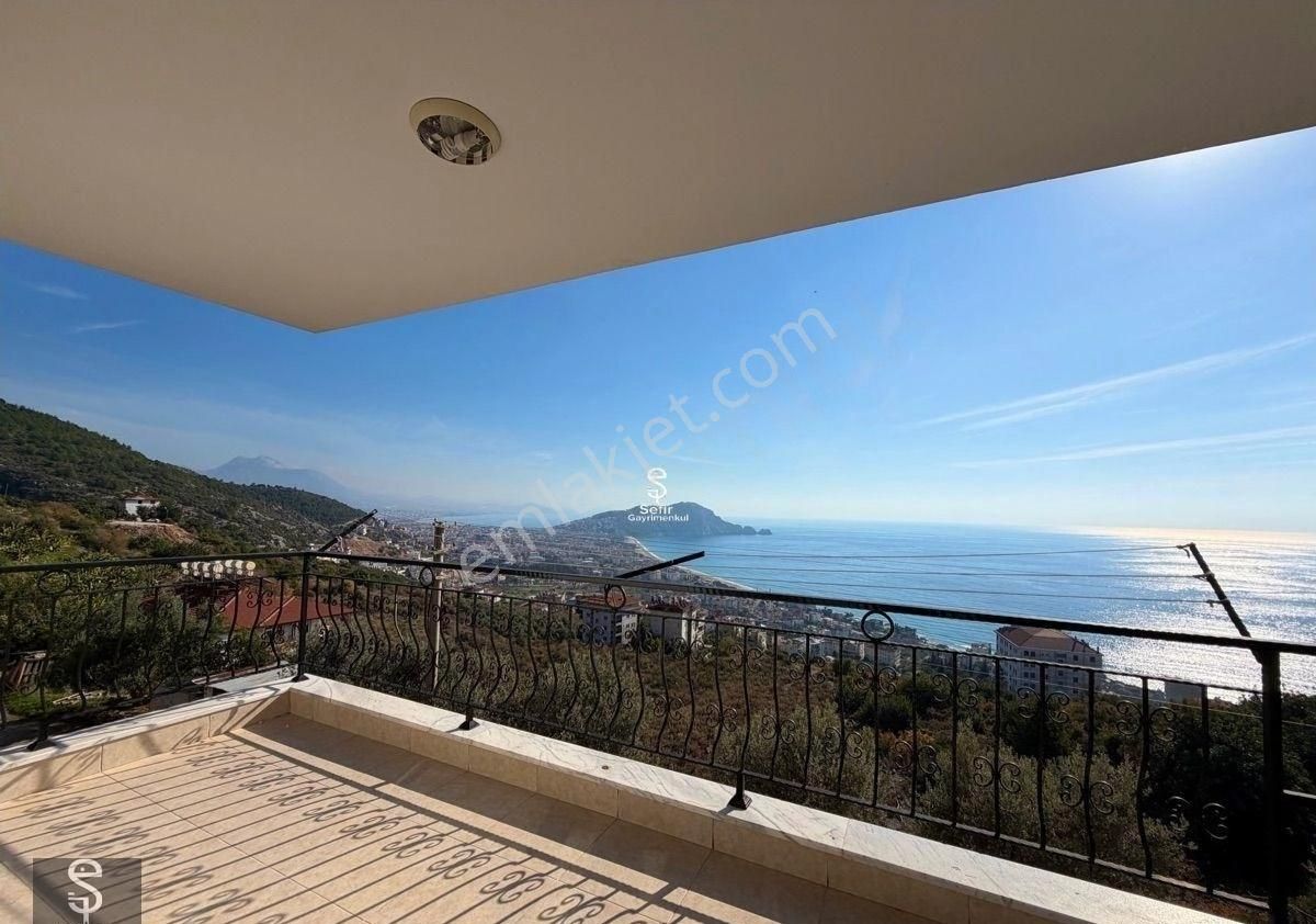 Alanya Dinekte Kiralık 2+1 Full Deniz Manzaralı Geniş Daire