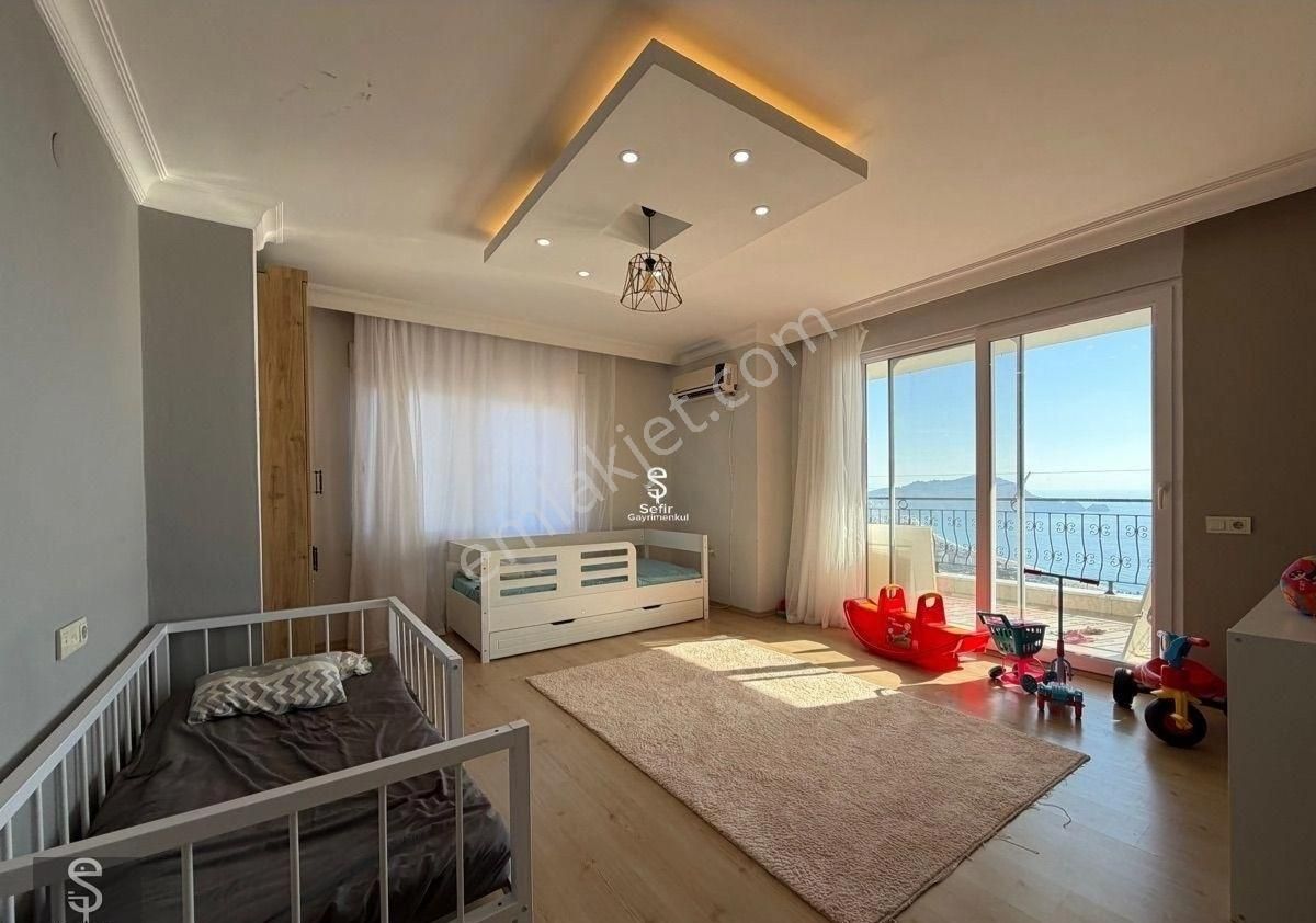 Alanya Dinekte Kiralık 2+1 Full Deniz Manzaralı Geniş Daire - Görsel 12
