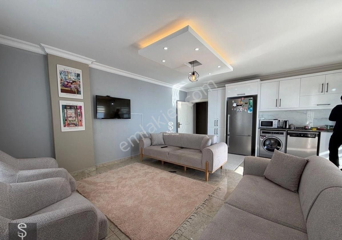 Alanya Dinekte Kiralık 2+1 Full Deniz Manzaralı Geniş Daire - Görsel 15