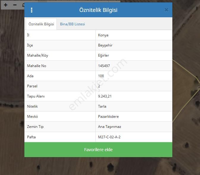 9243 M² Satılık Fırsat Tarla - Görsel 2