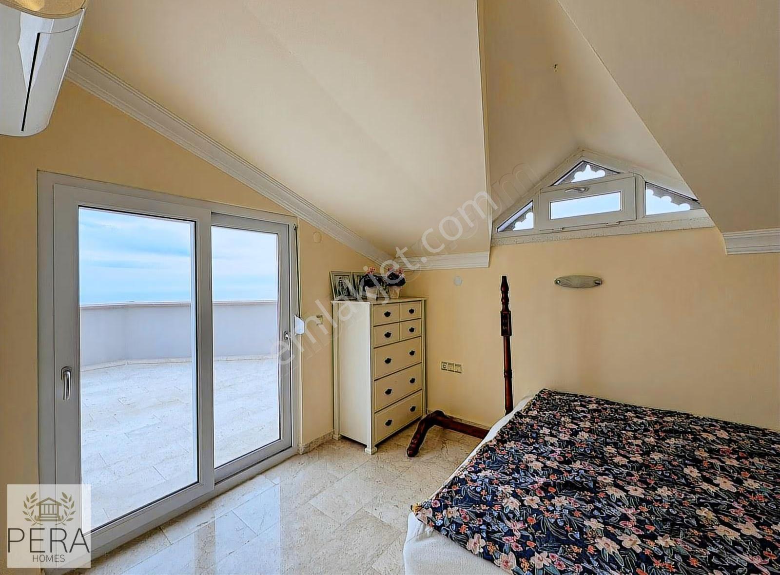 Alanya Bektaş Manzaralı Kiralık Müstakil Havuz 3+1 Eşyalı Villa - Görsel 25
