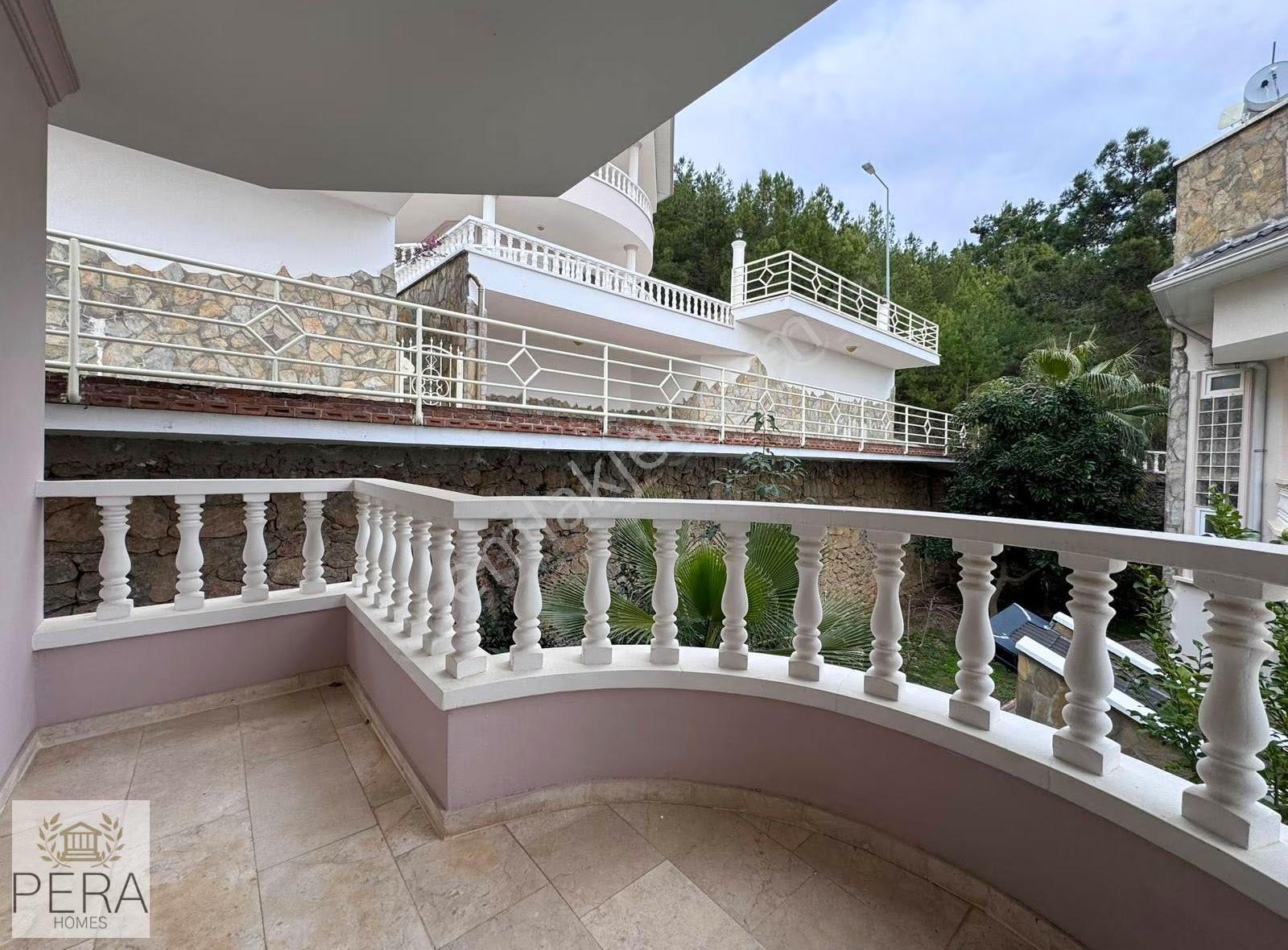 Alanya Bektaş Manzaralı Kiralık Müstakil Havuz 3+1 Eşyalı Villa - Görsel 15