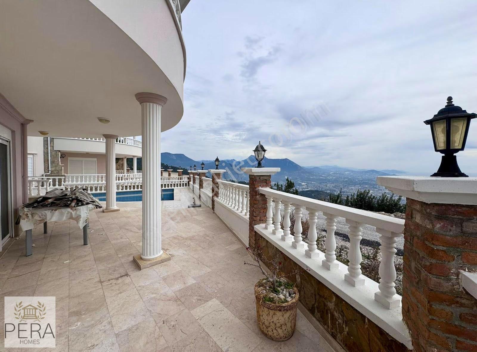 Alanya Bektaş Manzaralı Kiralık Müstakil Havuz 3+1 Eşyalı Villa - Görsel 18