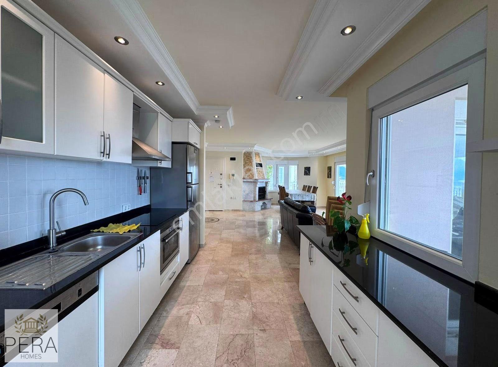 Alanya Bektaş Manzaralı Kiralık Müstakil Havuz 3+1 Eşyalı Villa - Görsel 27
