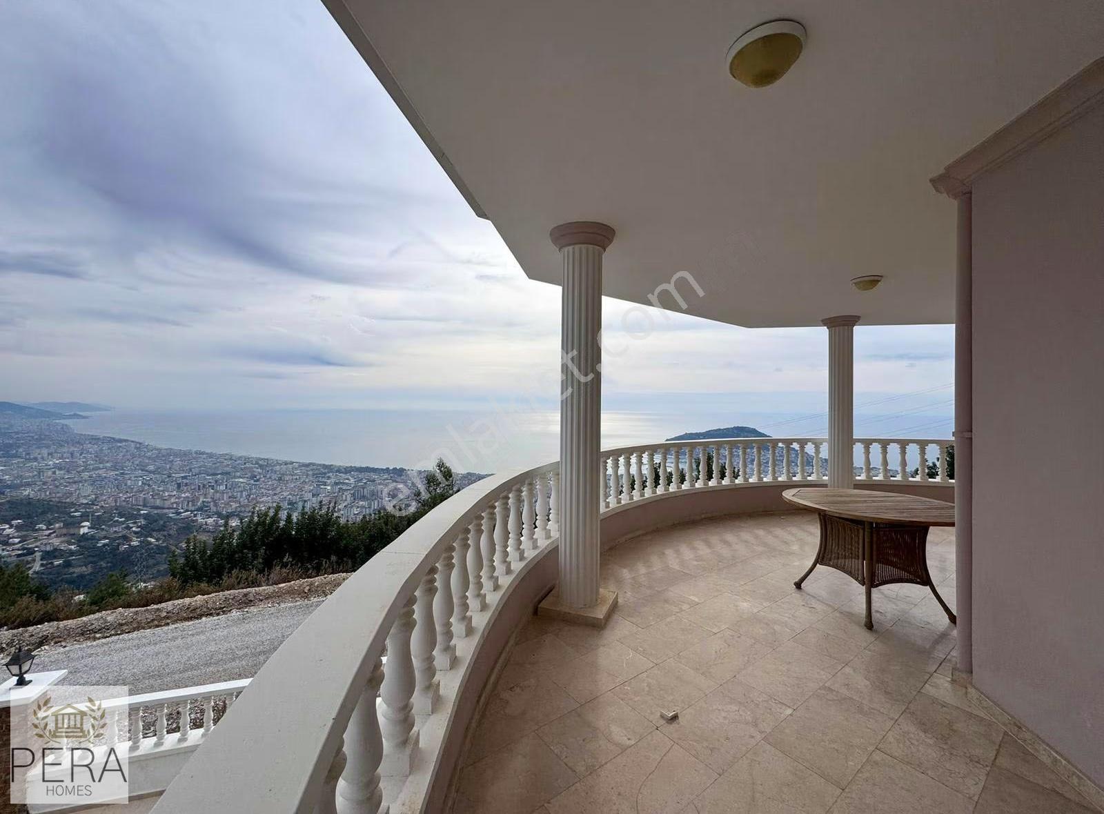 Alanya Bektaş Manzaralı Kiralık Müstakil Havuz 3+1 Eşyalı Villa - Görsel 11