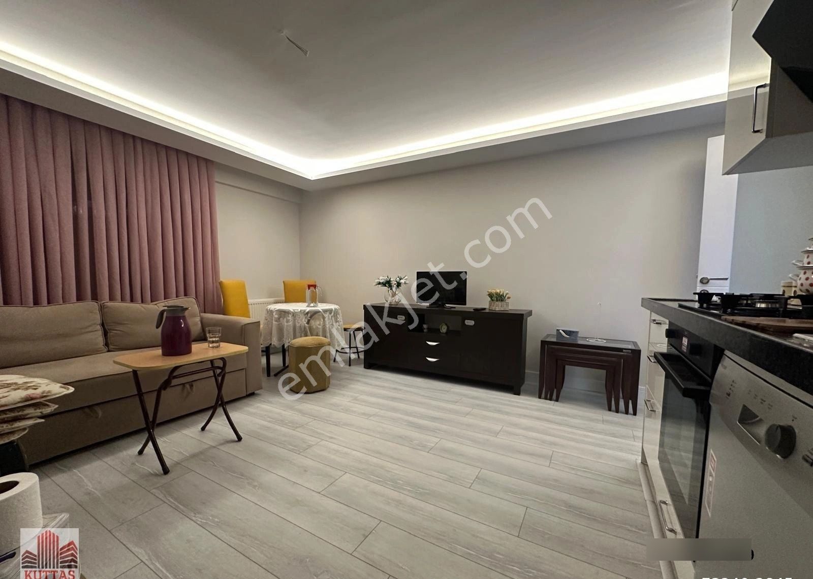 Kuttaş'tan Bahçelide Yeni Binada 3.kat Eşyalı 1+1 Kiralık - Görsel 13