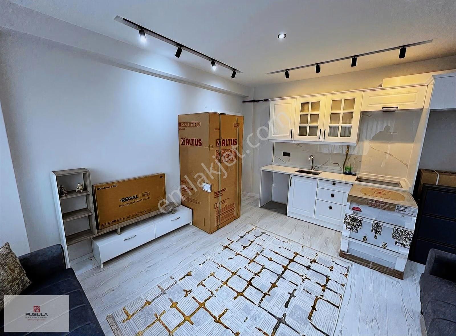 G.o.p Mahallesi Full Sıfır Eşyalı Asansörlü Koridorlu 1+1) Daire