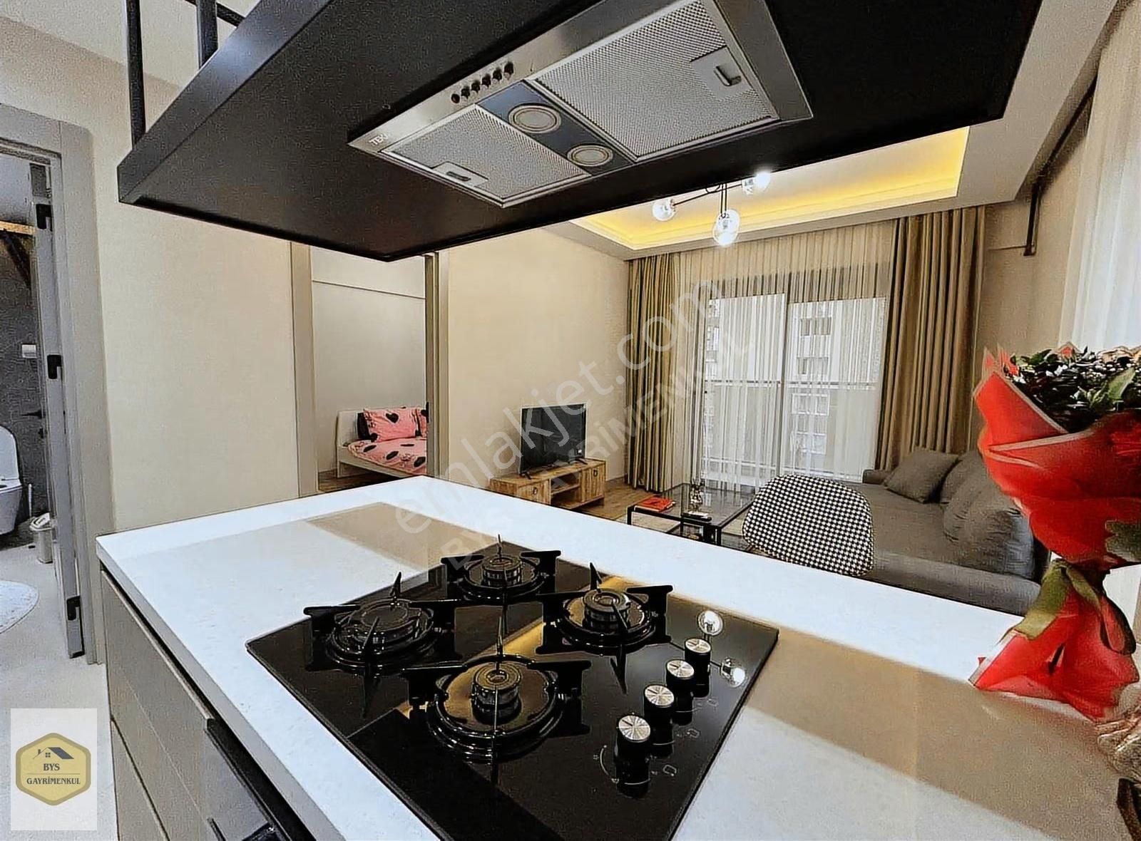 Bys'den Hacim Vison Da Havuzlu Eşyalı Lüx Kiralık 1+1 Daire - Görsel 18