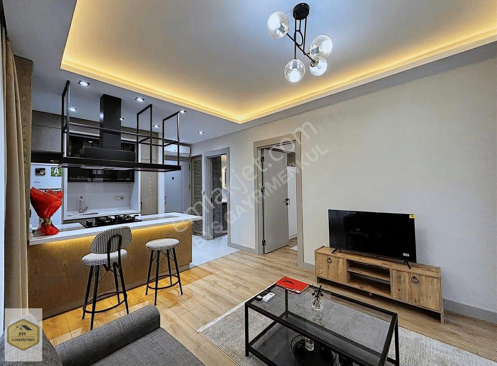 Bys'den Hacim Vison Da Havuzlu Eşyalı Lüx Kiralık 1+1 Daire - Görsel 21