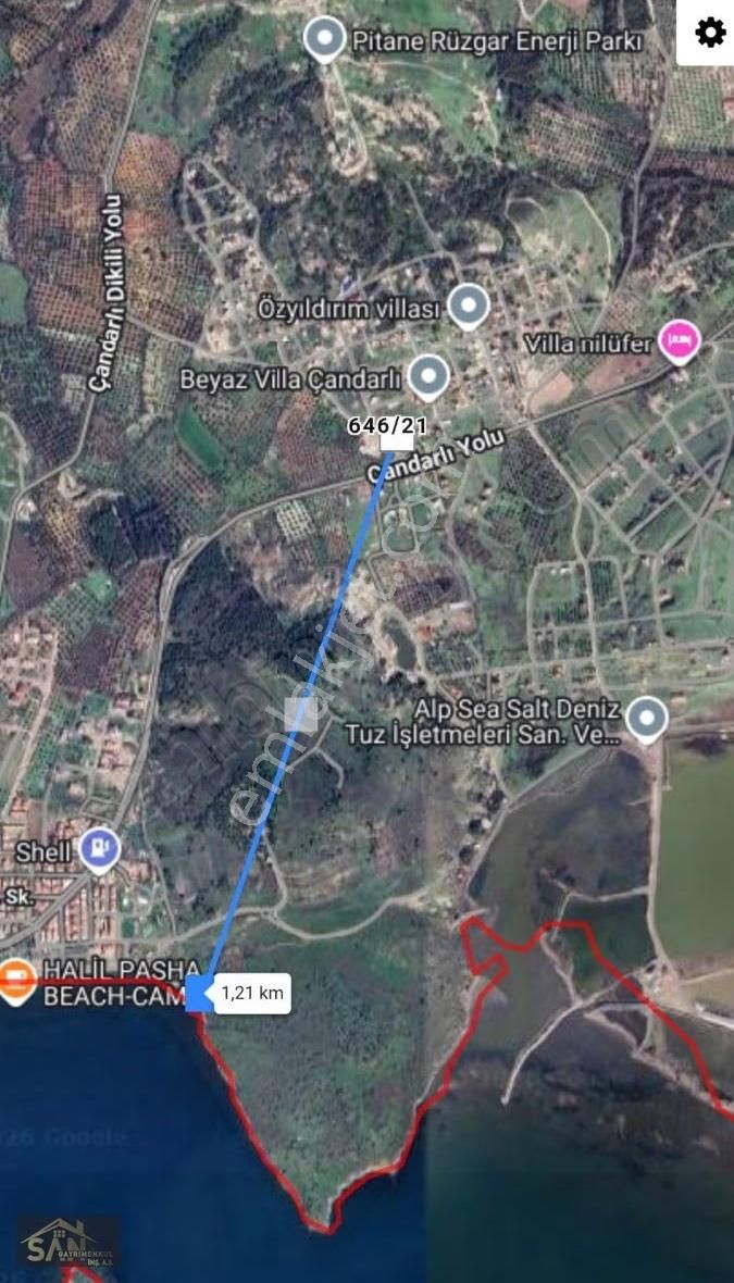 Dikili Çandarlı'da Yatırımlık İmarlı Fırsat Arsa