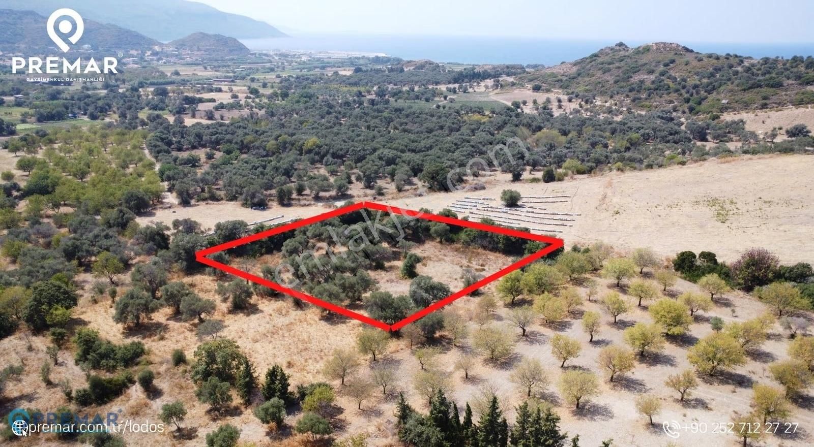 Premar Datça Karaköy Mahallesi'nde 2653m2 Yatırımlık Tarla