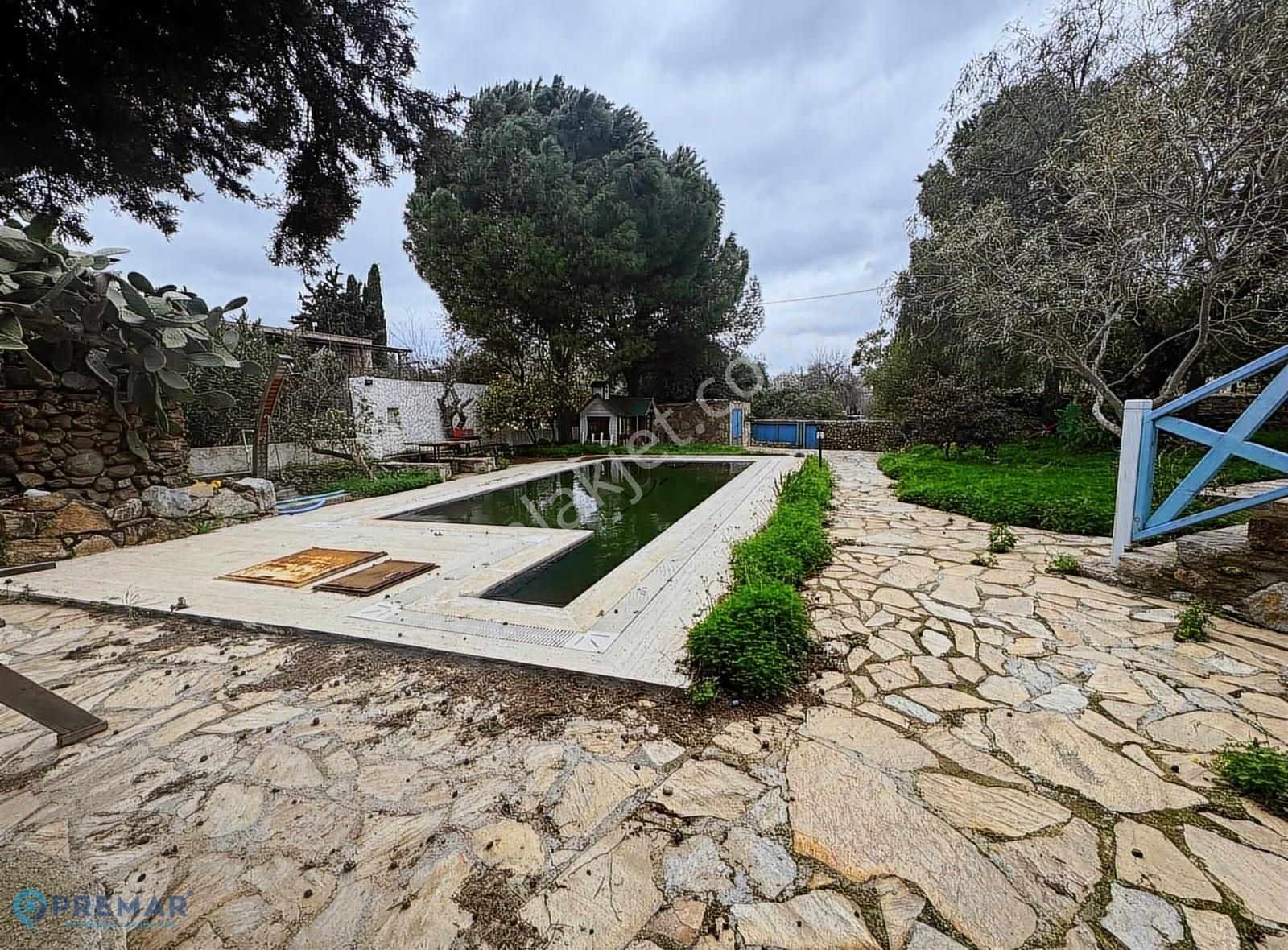 Premar Datça Eski Datça'da 618m2 Arsa'da Havuzlu Bahçeli Villa - Görsel 12