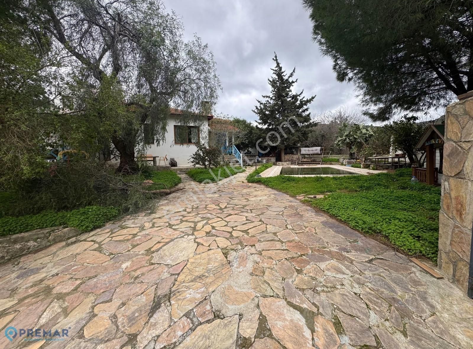 Premar Datça Eski Datça'da 618m2 Arsa'da Havuzlu Bahçeli Villa - Görsel 15