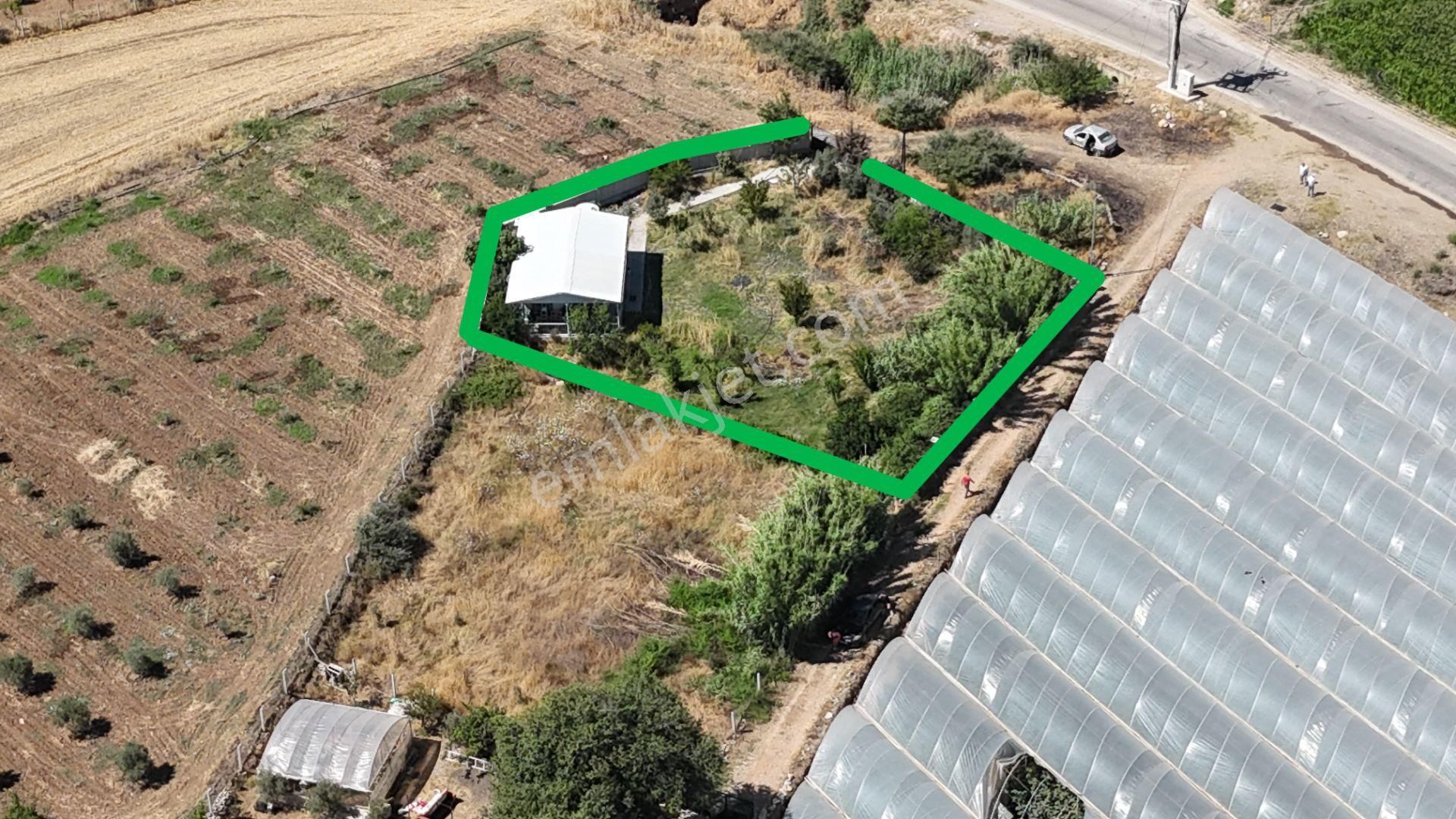 İzmir Menderes Çilemede Ulaşım Önünde 1+1 Evi Elektrik Su Abonelikleri 900 M2 Arsa