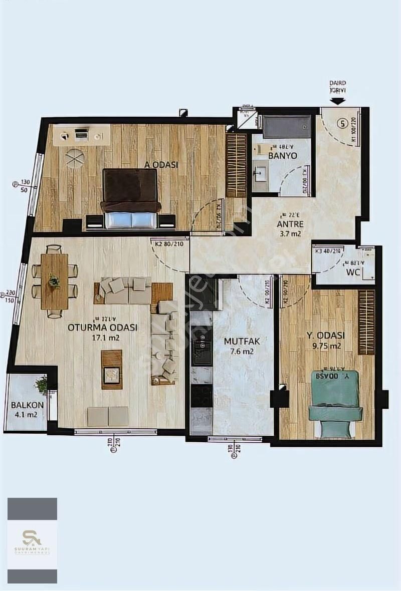 Altınşehirde Topraktan Satılık Daireler - Görsel 3