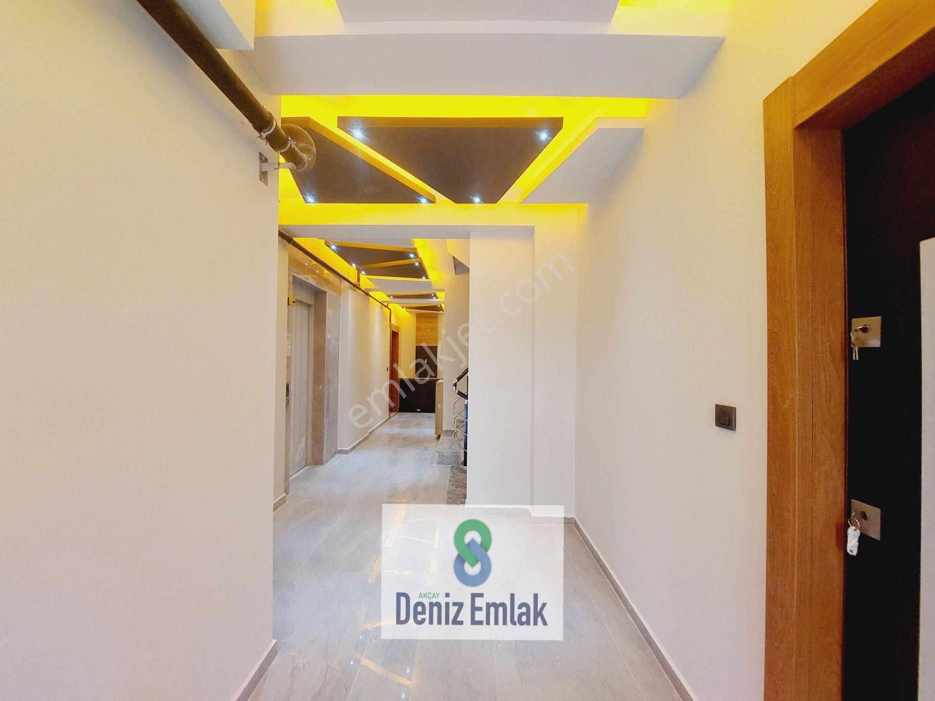 Denizden Akçayda Yeni Binada Geniş Lüks Satılık 1+1 Daire. - Görsel 22