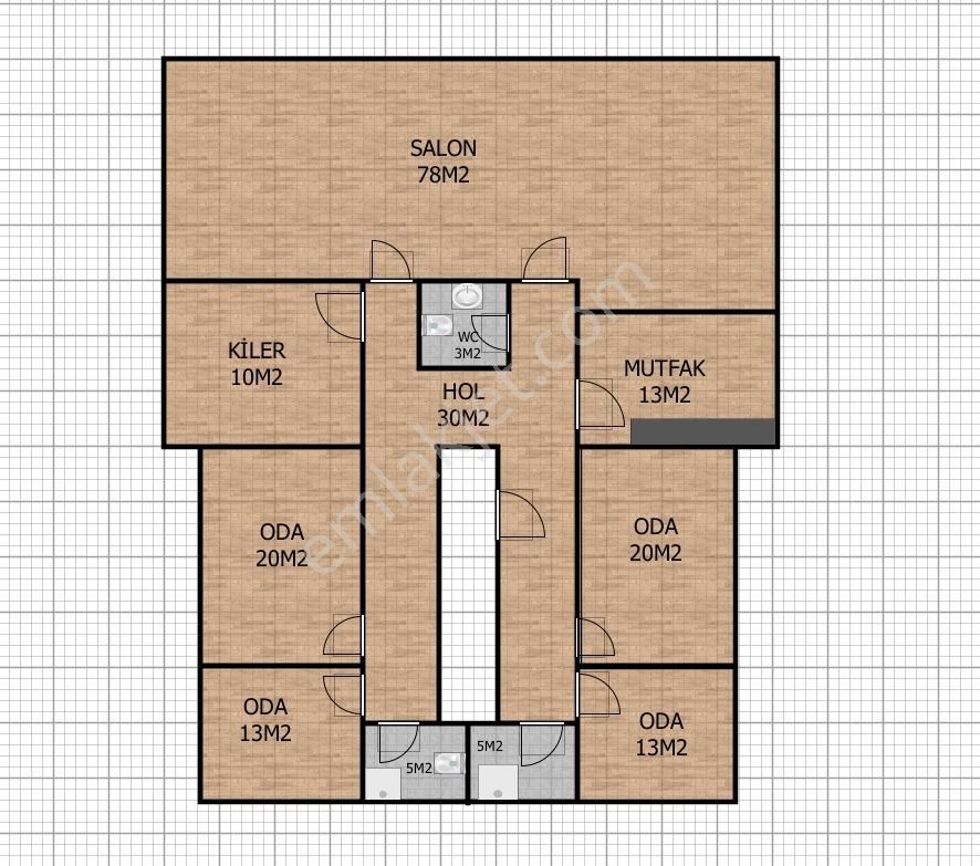 İlkadım İstiklal Caddesi Satılık 5+1 Daire - Görsel 3