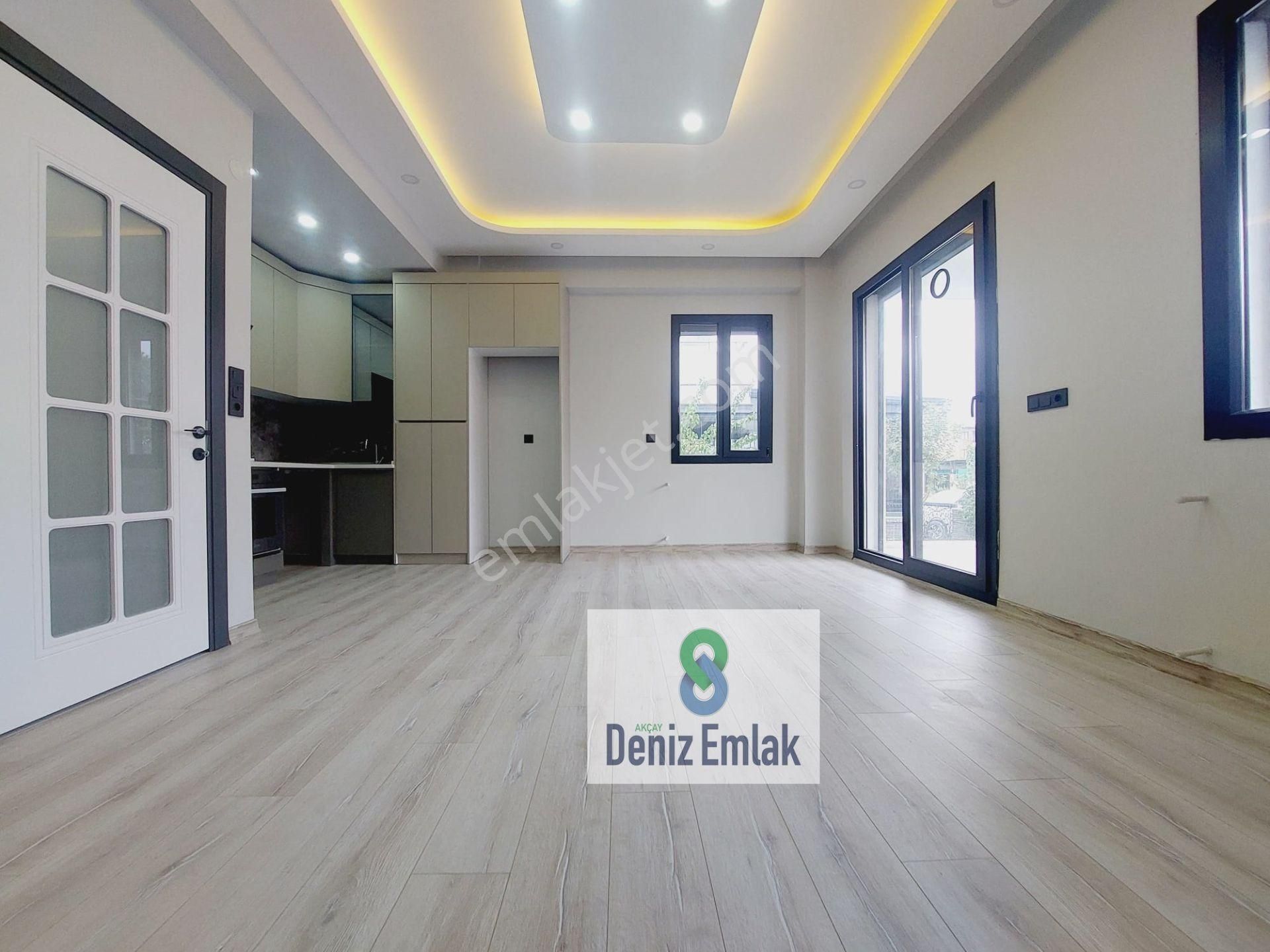 Denizden Akçayda Öncephe Kendine Ait Bahçe Kullanımlı Satılık 1+1 Lüks Daire. - Görsel 33
