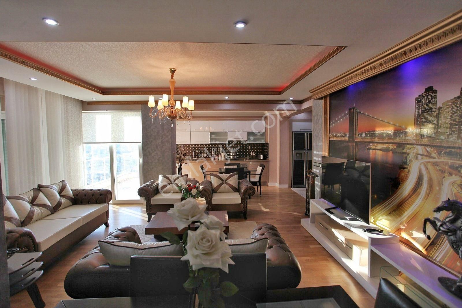 Önder Sağlam Lara Güzeloba Mobilyalı Kiralık 3+1 Deniz Man.daire - Görsel 11