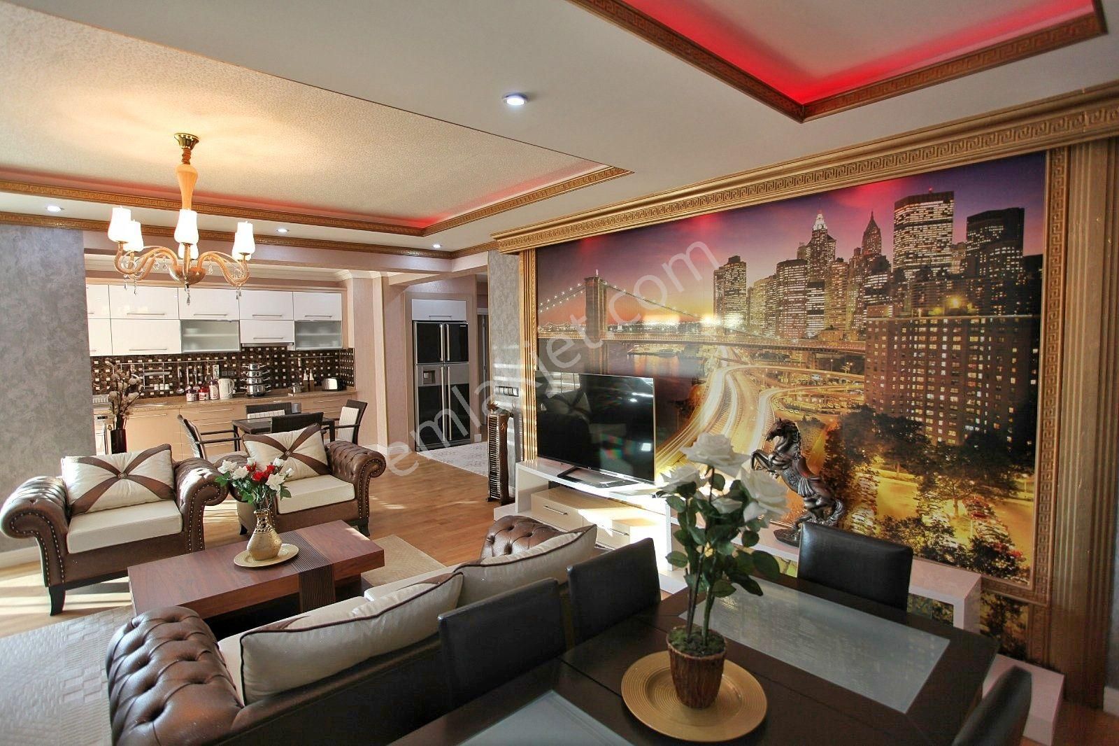 Önder Sağlam Lara Güzeloba Mobilyalı Kiralık 3+1 Deniz Man.daire