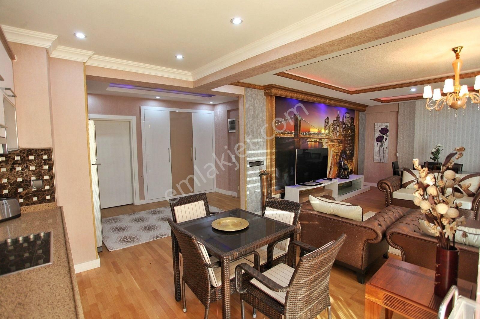 Önder Sağlam Lara Güzeloba Mobilyalı Kiralık 3+1 Deniz Man.daire - Görsel 14