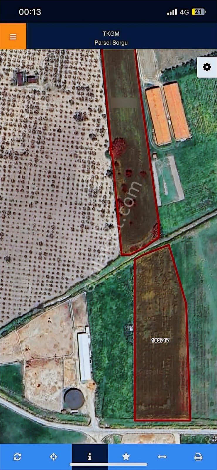 Urla Kuşçular Da 6907 M2 Satılık Tarla - Görsel 4