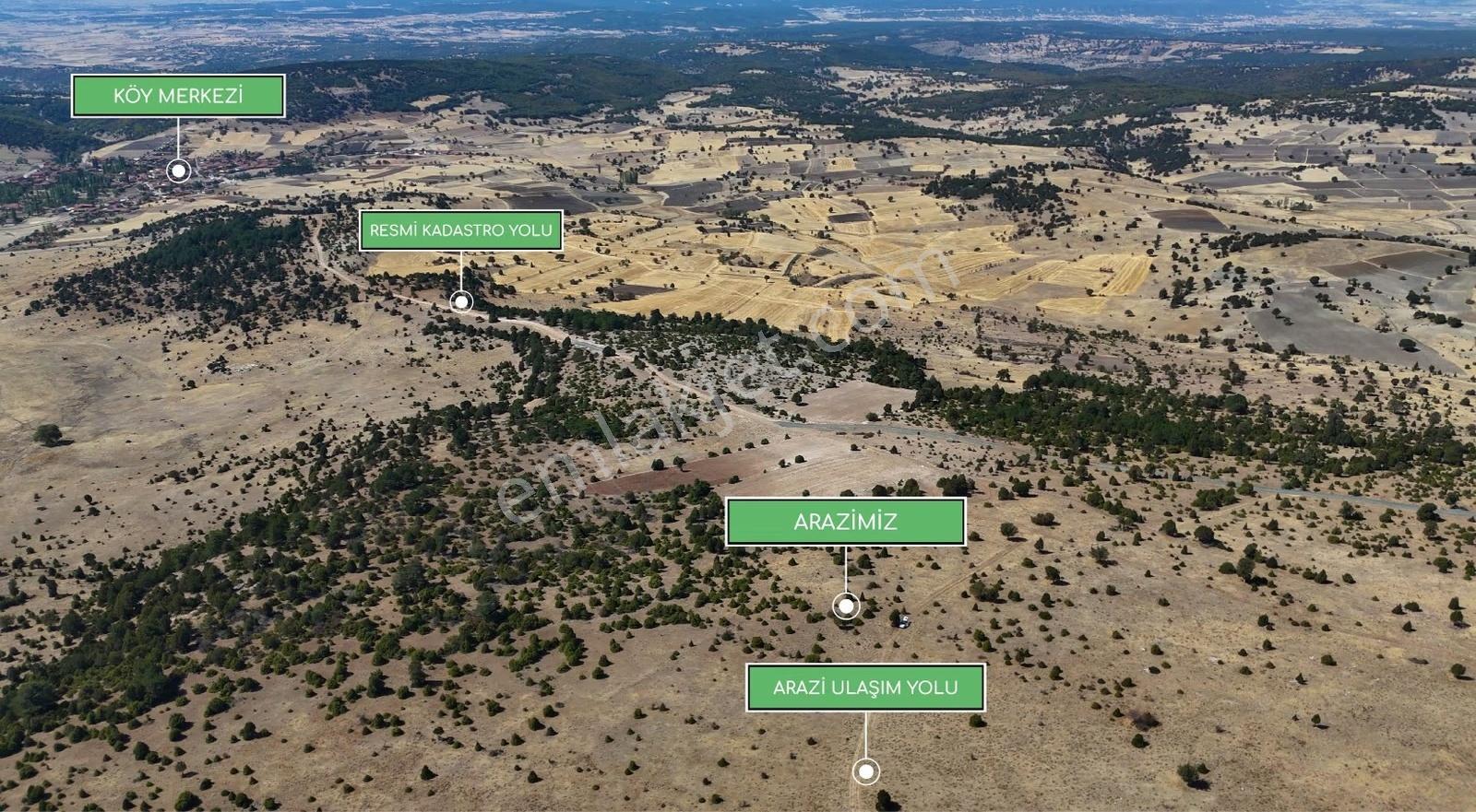 Kütahya Merkez Akoluk Köyünde 3556 M² Fırsat Arazi - Görsel 27
