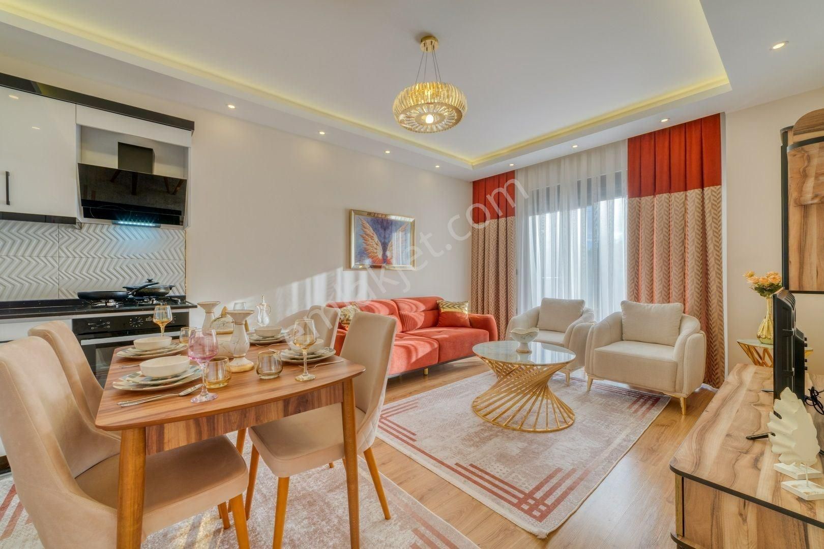 Alanya Kestel’de Deniz Manzaralı, Eşyalı 1+1 Daire - Görsel 10