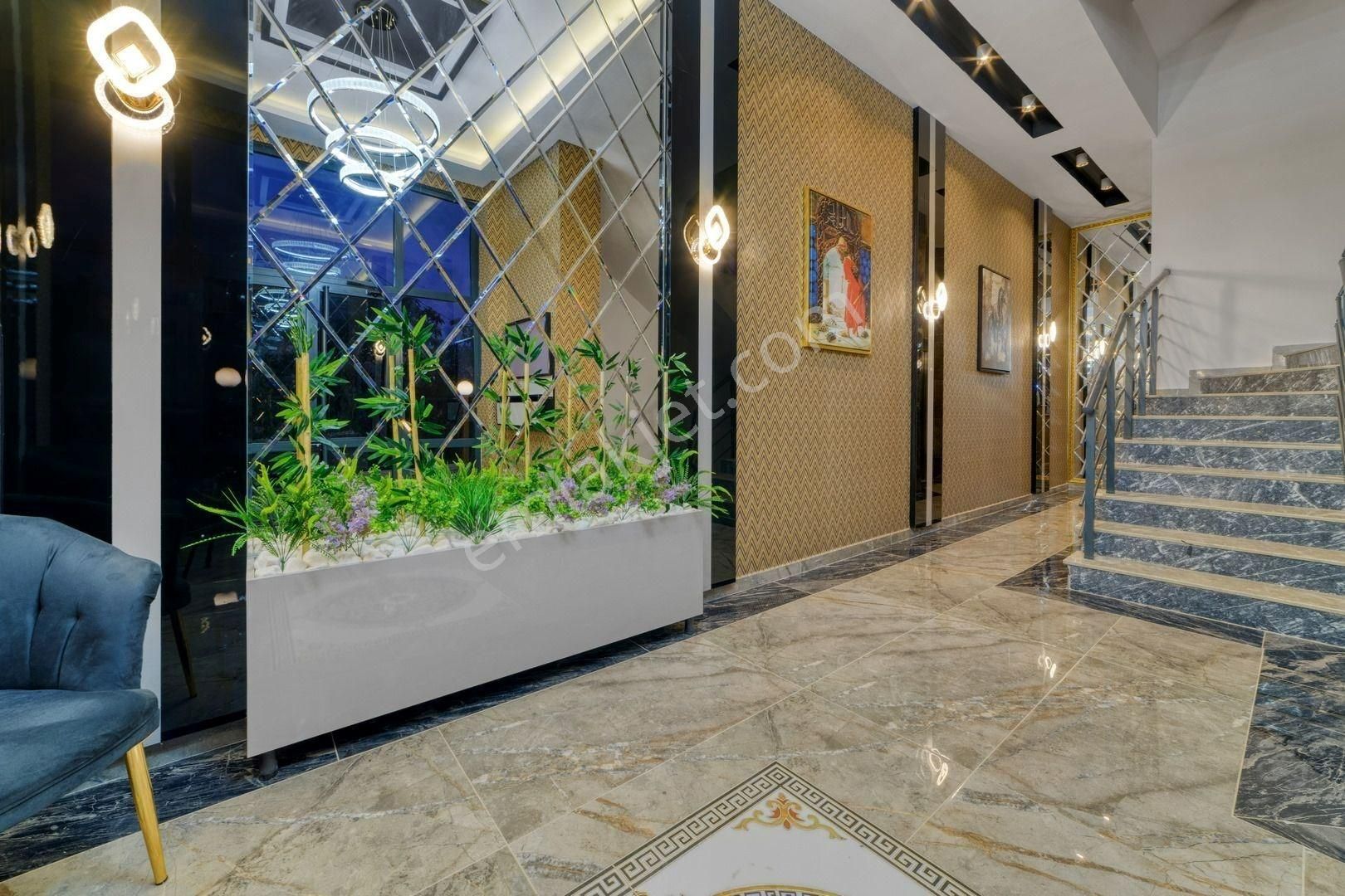 Alanya Kestel’de Deniz Manzaralı, Eşyalı 1+1 Daire - Görsel 23