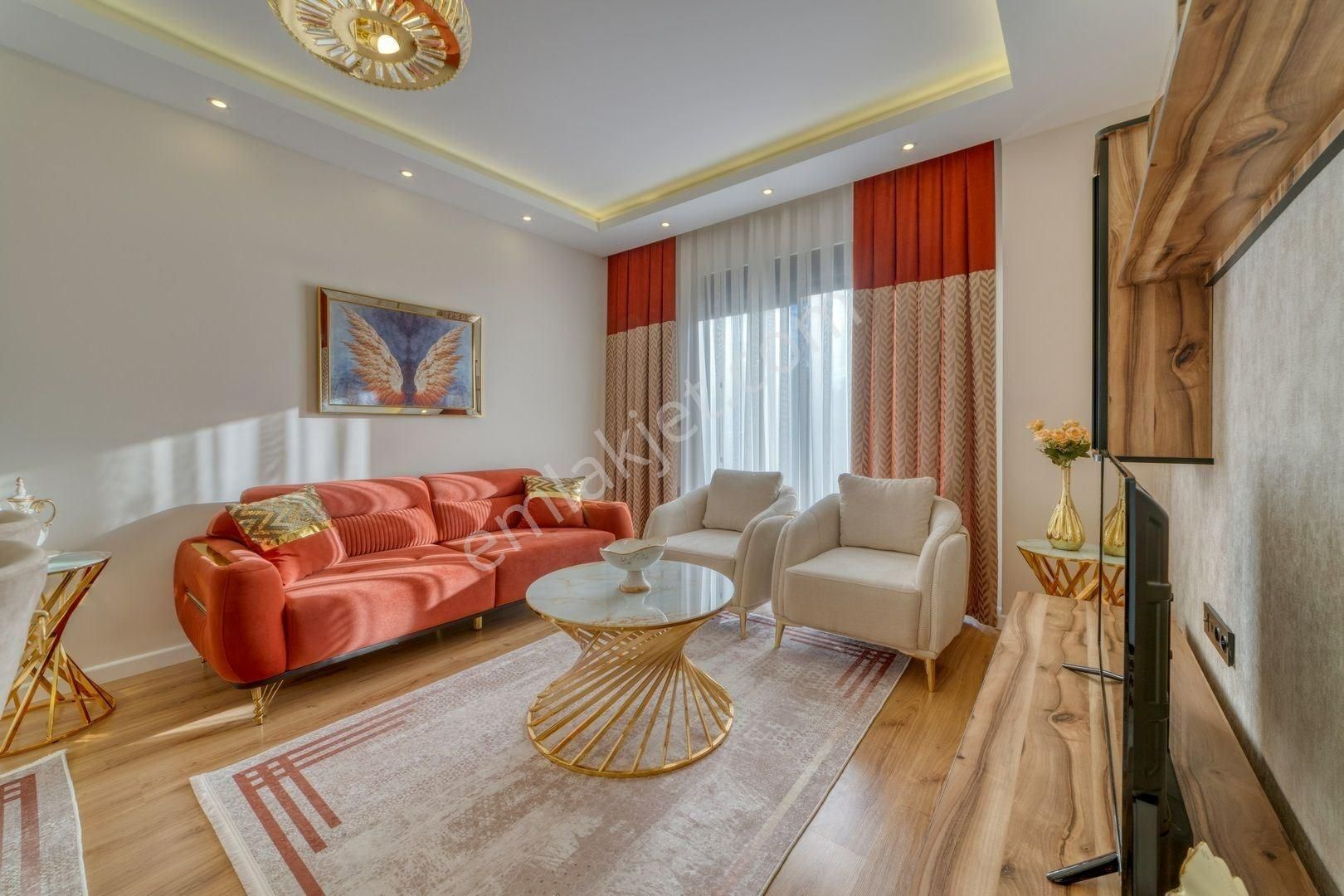 Alanya Kestel’de Deniz Manzaralı, Eşyalı 1+1 Daire - Görsel 12