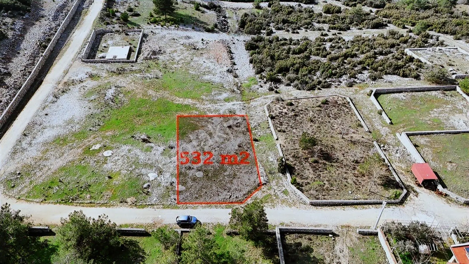 Muğla Yerkesik'te Satılık 532 M² Villa İmarlı Arsa - Görsel 3