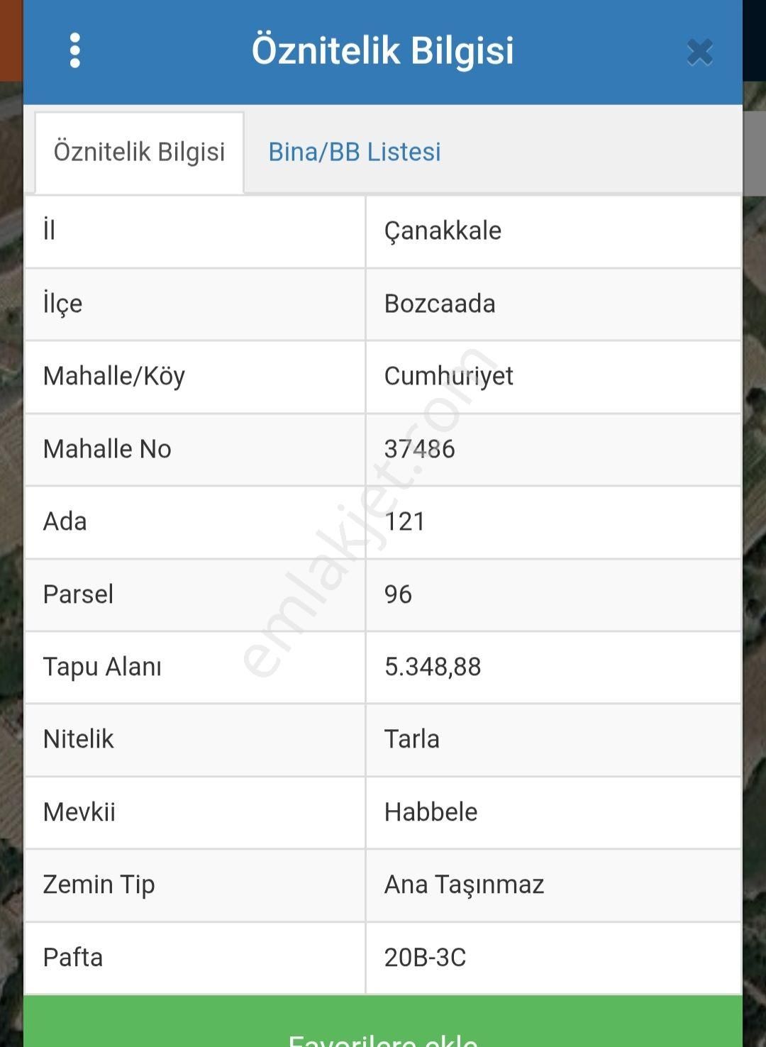 Canakkale Bozcaada Satılık Tarla - Görsel 4