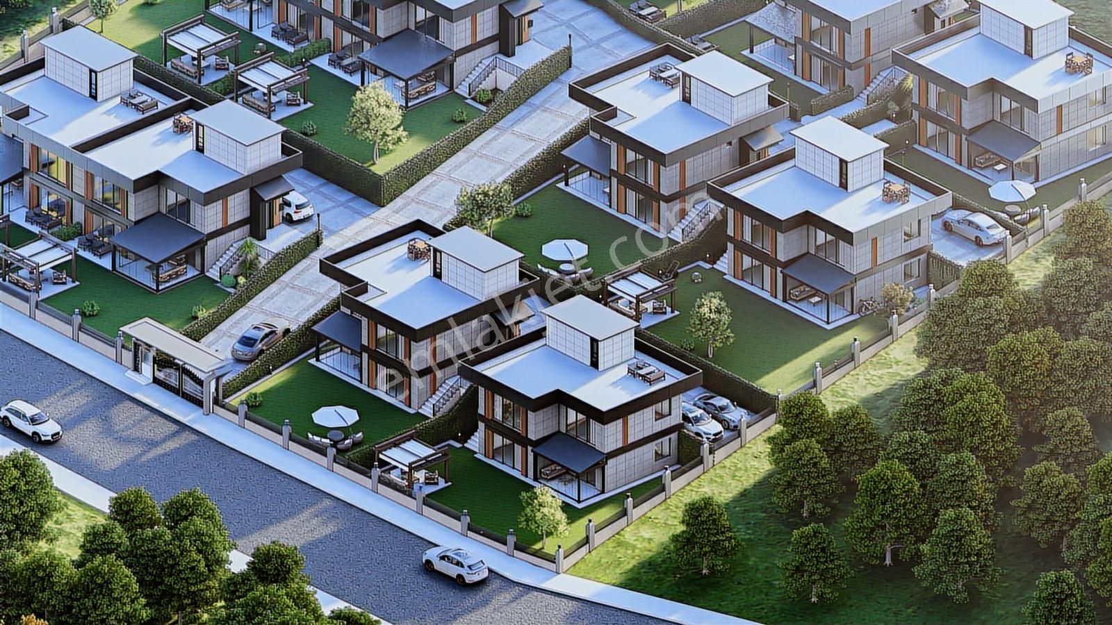 Satılık Arnavutköy Durusu Göl Ve Orman Manzaralı 4+1 Villa - Görsel 3