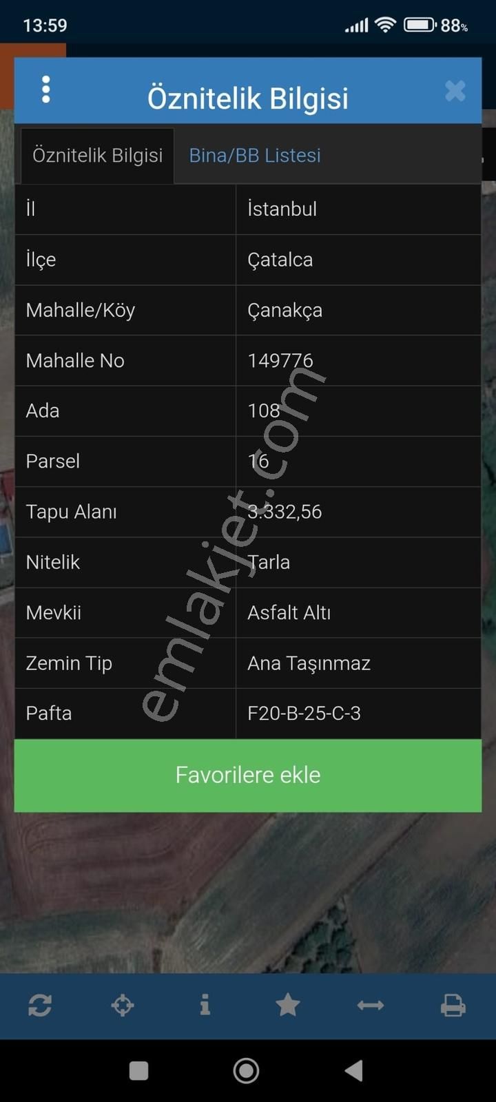Çatalca Çanakça'da Tek Tapu Satılık Arsa - Görsel 2