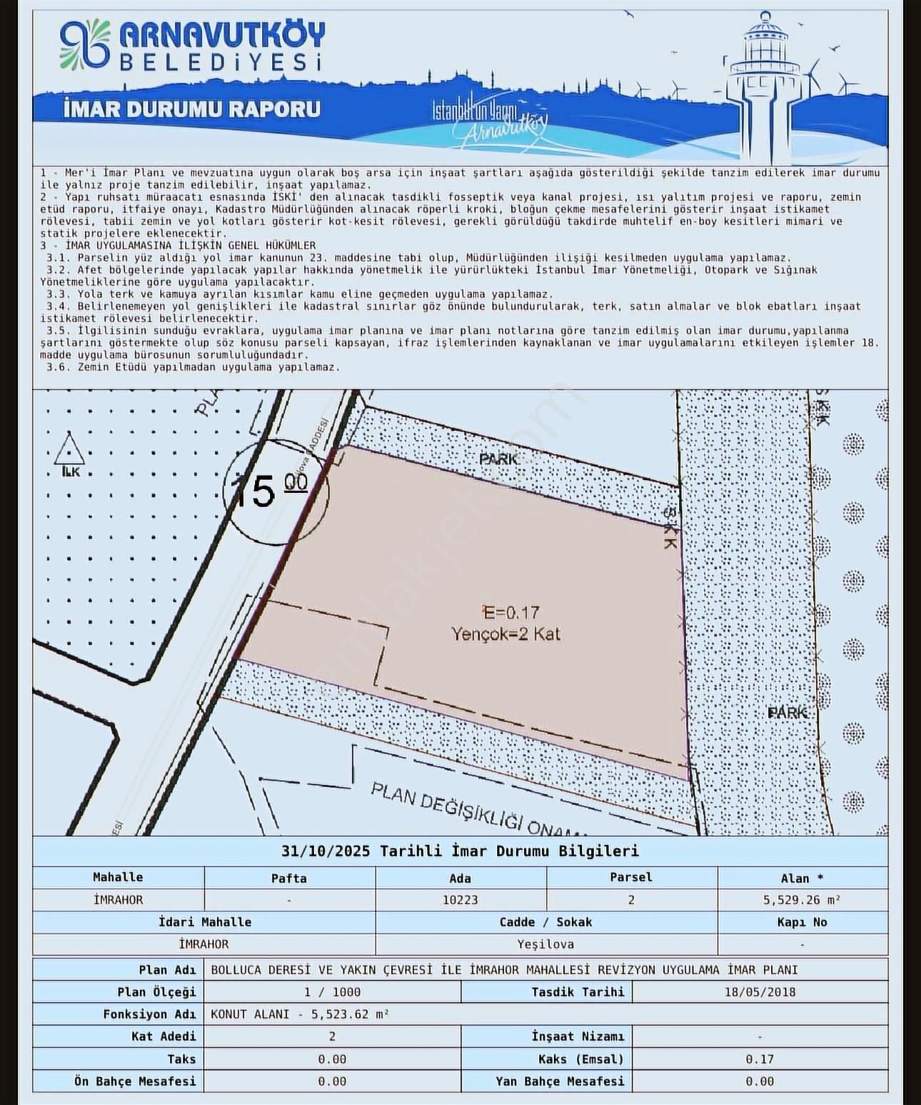 İmrahorda İmarlı İfrazlı Yatırımlık Arsa - Görsel 3