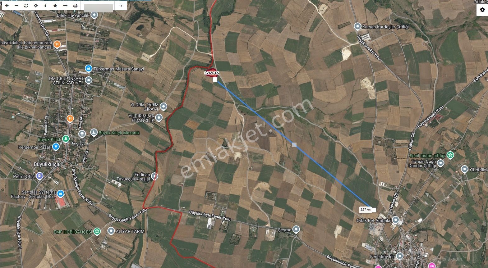 Silivri Fener Mahallesinde Mustakil Tek Tapu 9804 M2 Arsa - Görsel 6