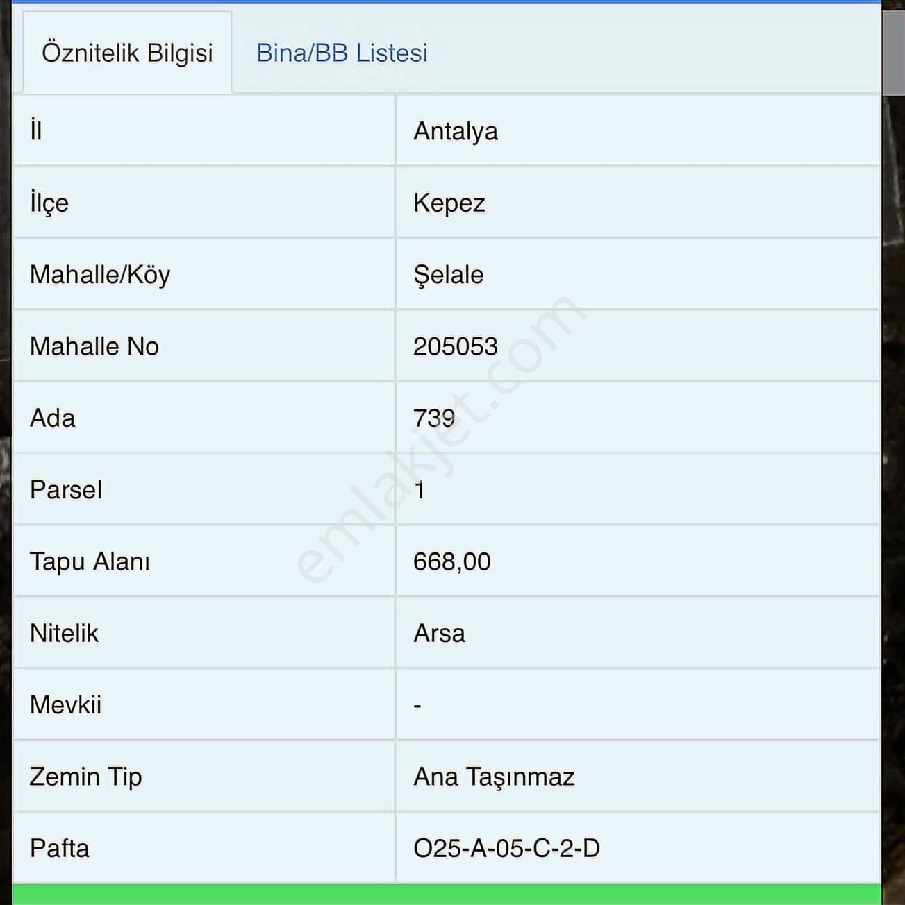 Antalya Kepez Şelale Mh Satılık 668 M2 Arsa - Görsel 3