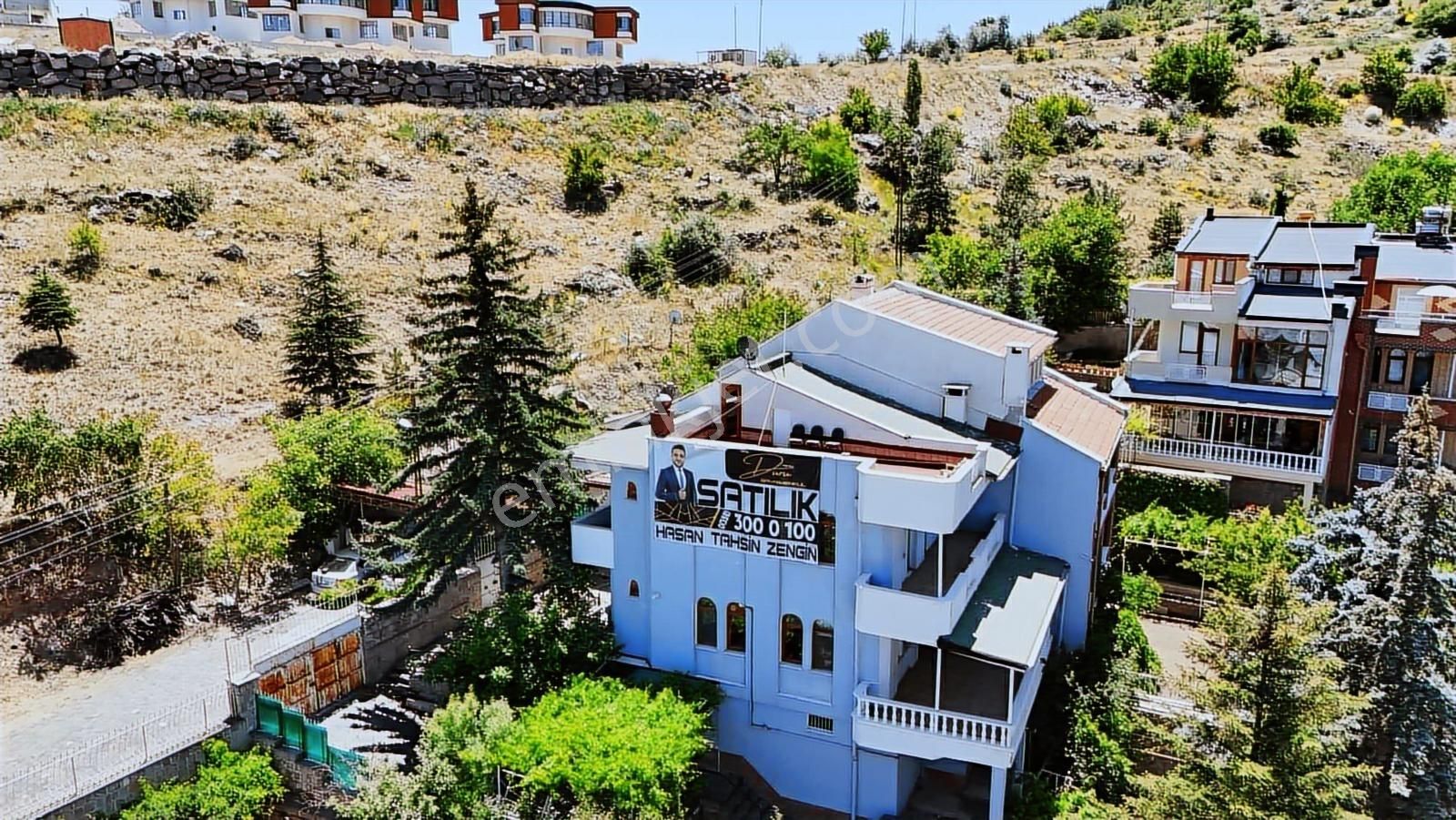 Duru Team - Talas Harman'da 3 Katlı Komple Şehir Manzaralı Villa - Görsel 14