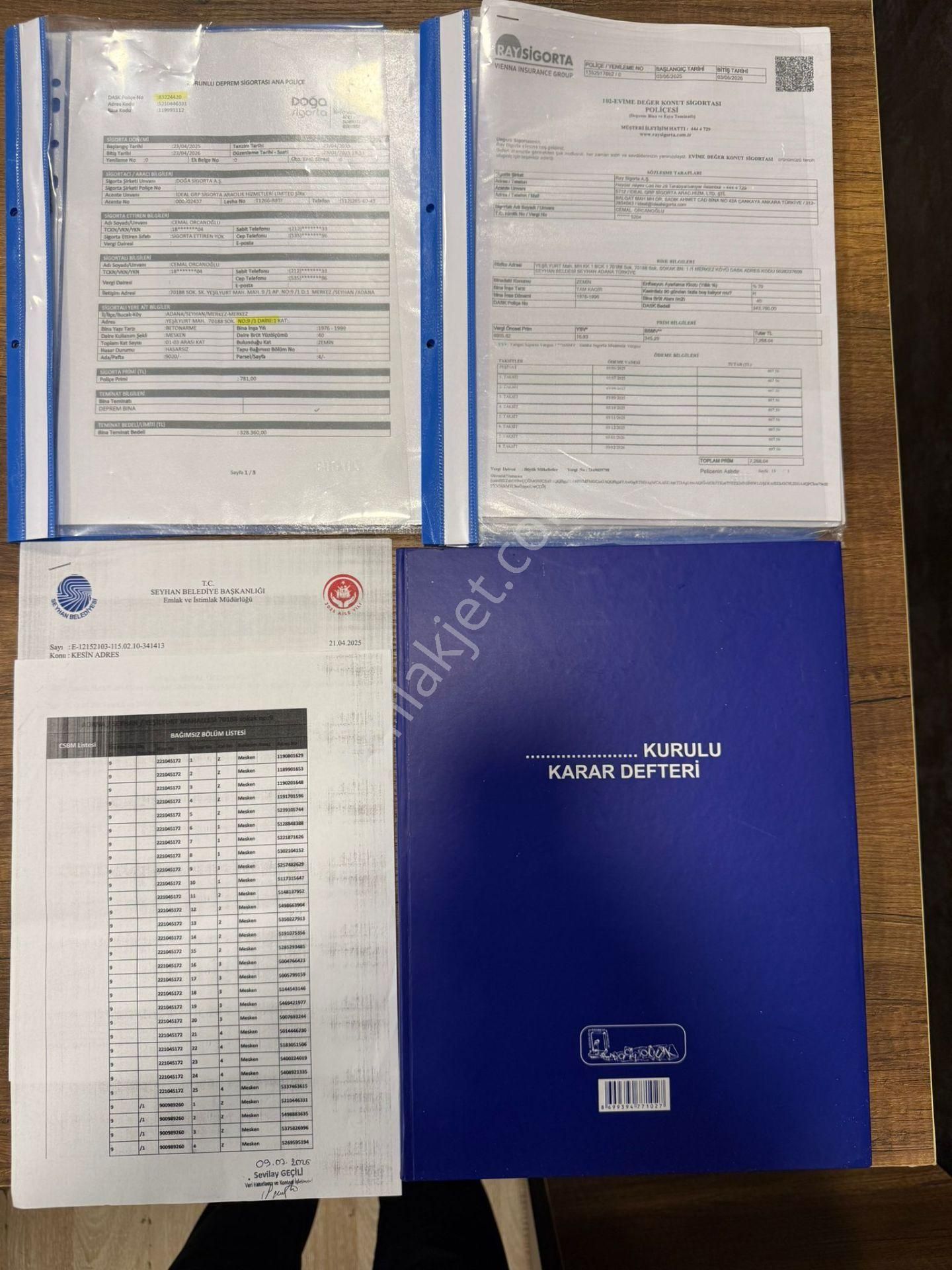 29 Daire*5 Kat*satılık Sıfır Rezidans 1+1 Ve 2katlı 12adet 1+1 Yeşilyurt 420m2 Arsa Komple Bina - Görsel 8