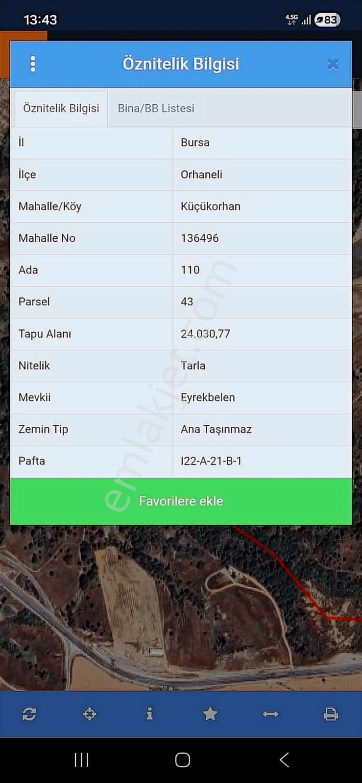 Bursa Orhaneli Anayola 400m Mesafede Kütahya Yolu Üzeri Fırsat - Görsel 9
