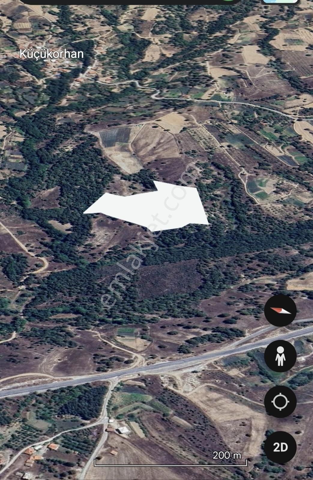 Bursa Orhaneli Anayola 400m Mesafede Kütahya Yolu Üzeri Fırsat