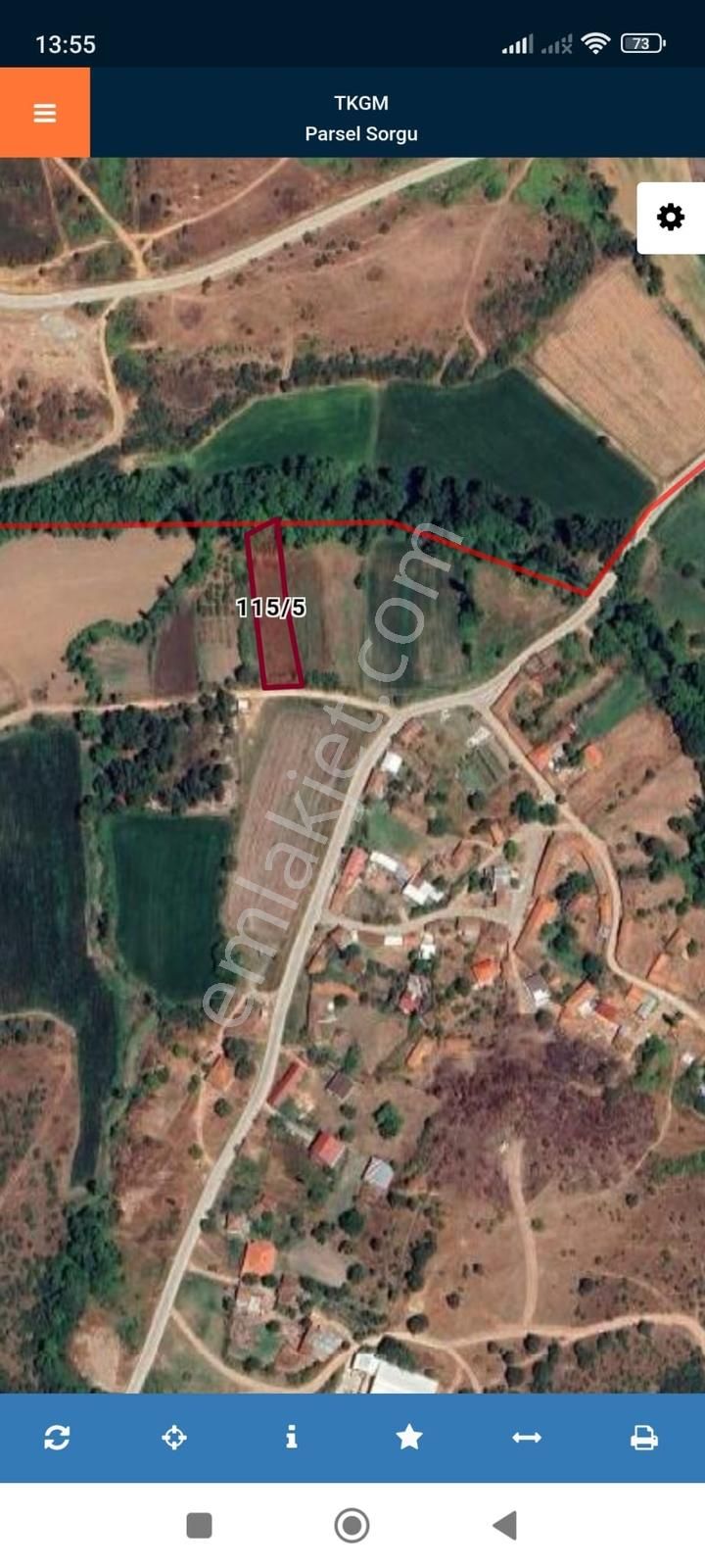 Çanakkale Lapseki Beypınar Köyündesatılık 1.372 M2 Arazi - Görsel 10