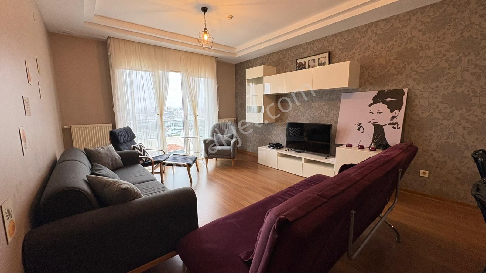 Avrupa Konutları 3'te Ara Kat, Full Eşyalı 1+1 Kiralık Daire - Görsel 2