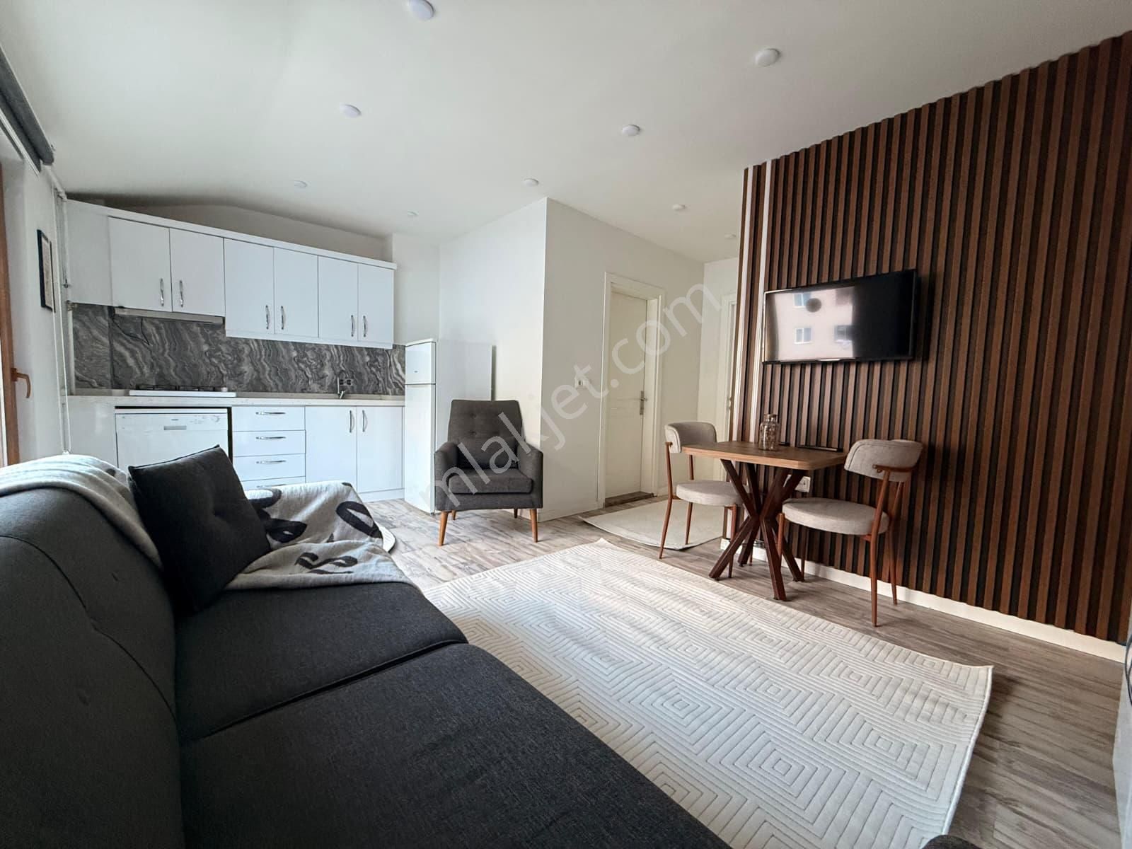 Teraslı Lüx Full Eşyalı Yatırımlık 1+1 Satılık Apart - Görsel 14