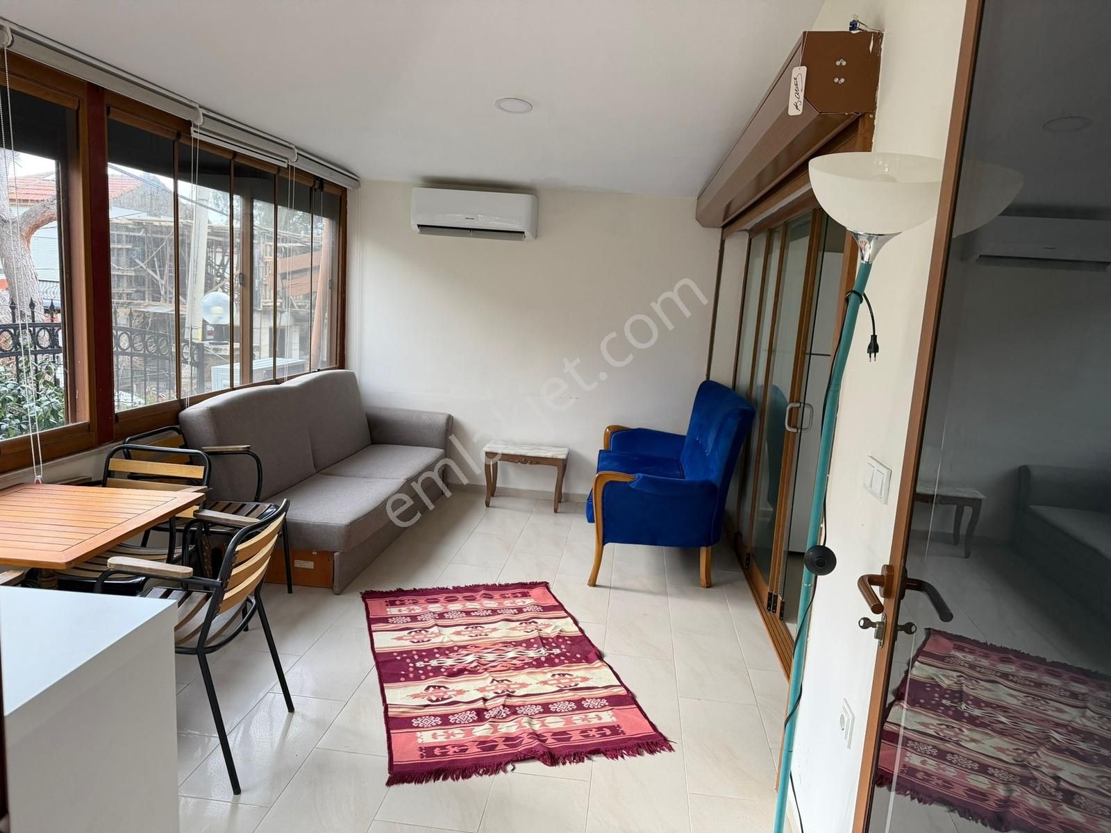 Foça İsmetpaşa Mah. Eşyalı Kiralık 1+1 Bahçe Katı Daire - Görsel 33