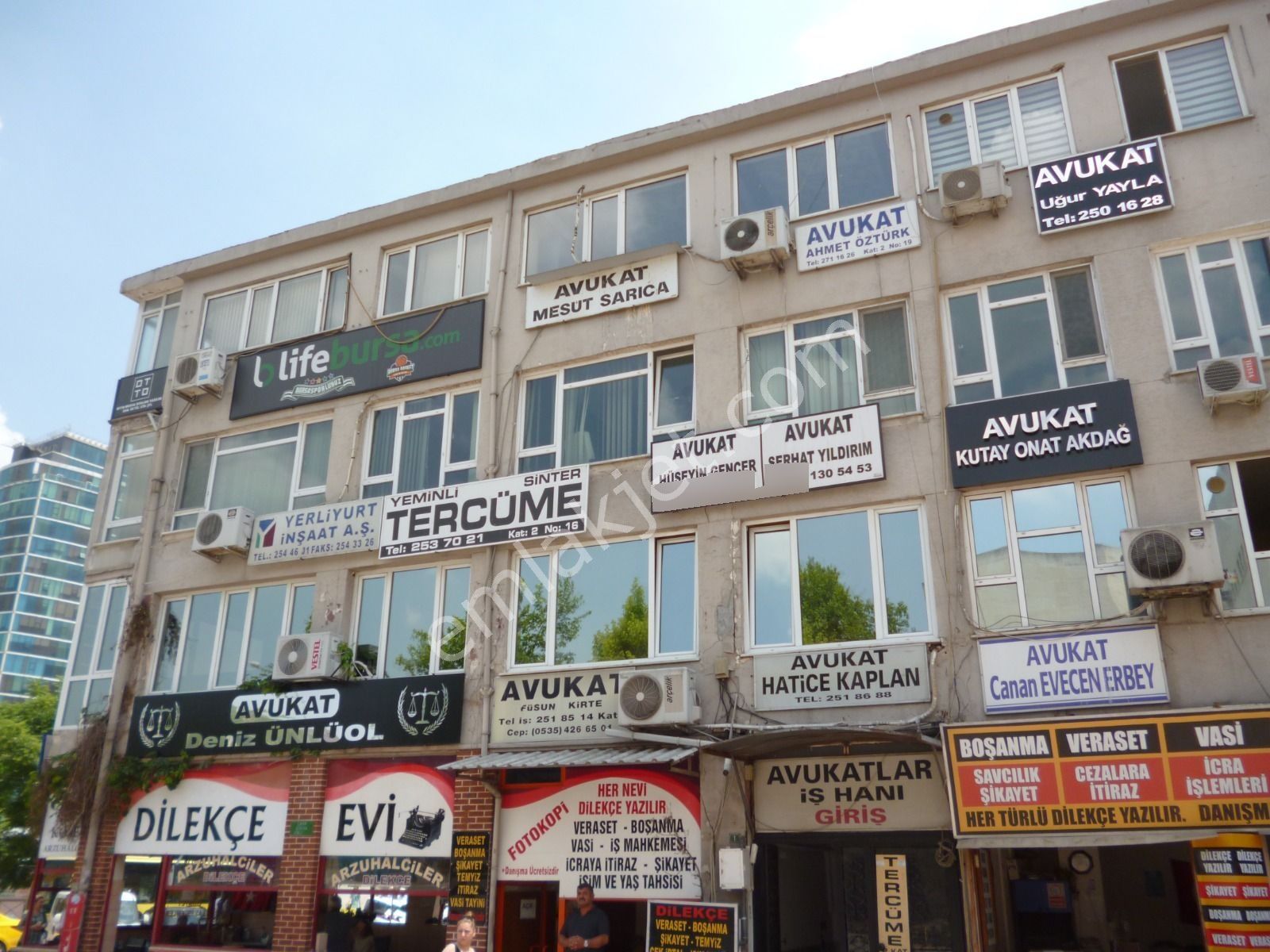 Bursa Adliyesi Karşısın Da 35 M2 Kiralık Ofis İşyeri
